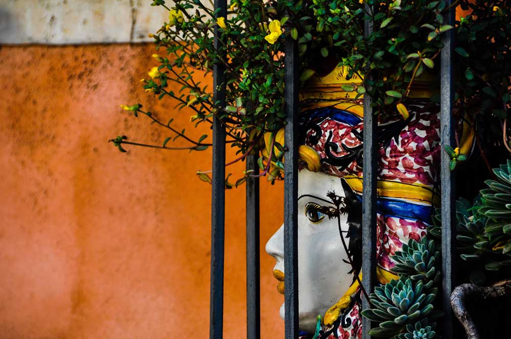Taormina's Moor's heads
