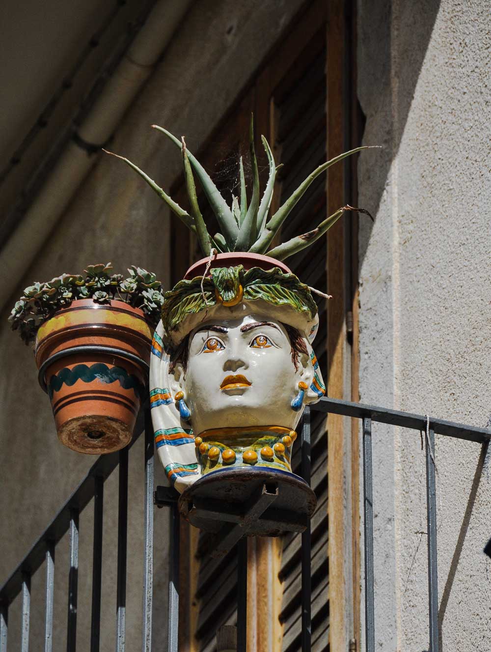Taormina's Moor's heads
