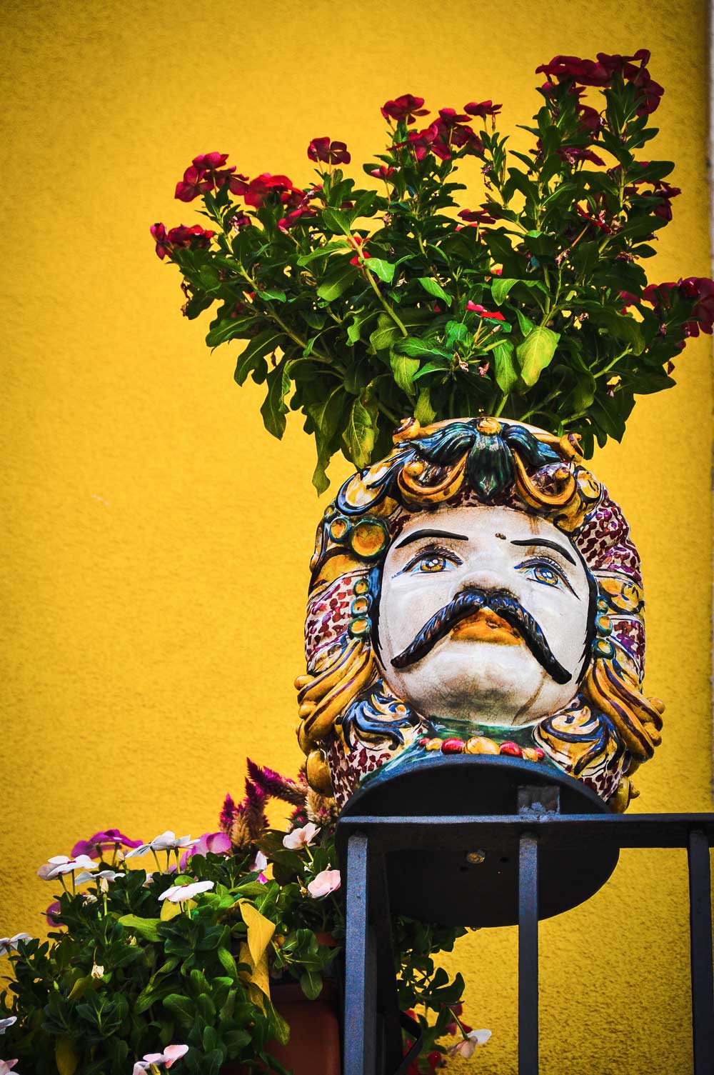 Taormina's Moor's heads